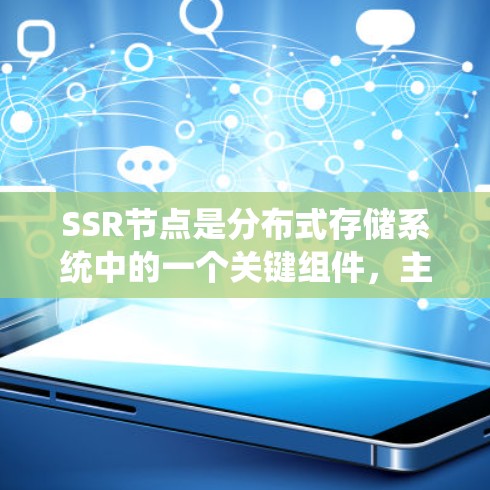 SSR节点是分布式存储系统中的一个关键组件,主要用于存储和管理数据。以下是对SSR节点使用方法的详细说明