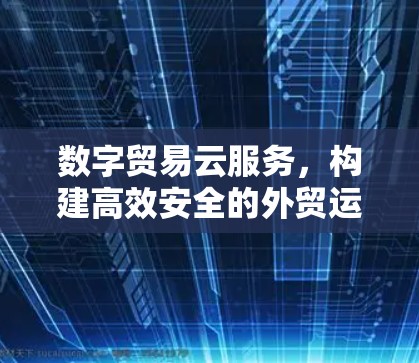 数字贸易云服务,构建高效安全的外贸运输网络