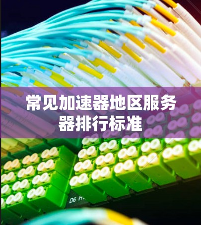 常见加速器地区服务器排行标准