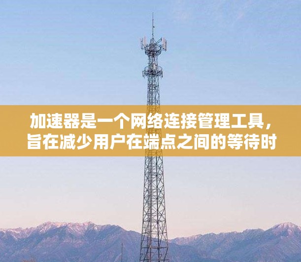 加速器是一个网络连接管理工具,旨在减少用户在端点之间的等待时间,从而提高用户体验。以下是关于加速器的详细信息