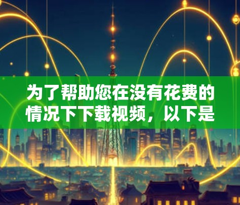 为了帮助您在没有花费的情况下下载视频，以下是几个值得考虑的VPN加速器推荐，每个推荐都有详细说明
