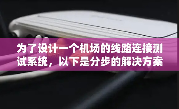 为了设计一个机场的线路连接测试系统，以下是分步的解决方案