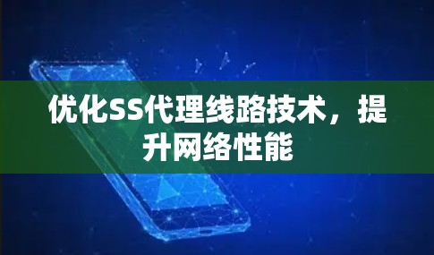 优化SS代理线路技术,提升网络性能