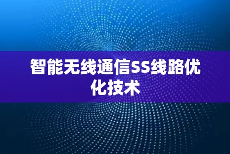 智能无线通信SS线路优化技术 智能无线通信SS线路优化技术