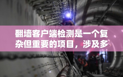 翻墙客户端检测是一个复杂但重要的项目，涉及多个技术领域和因素。以下是对该主题的分步指南