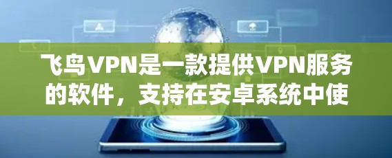 飞鸟VPN是一款提供VPN服务的软件,支持在安卓系统中使用。以下是关于飞鸟VPN安卓客户端的详细介绍