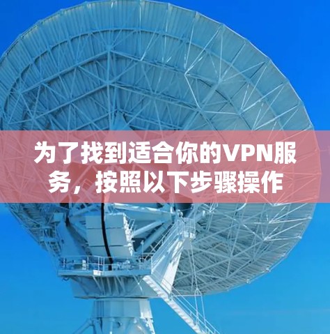 为了找到适合你的VPN服务，按照以下步骤操作
