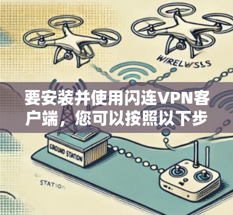要安装并使用闪连VPN客户端，您可以按照以下步骤操作